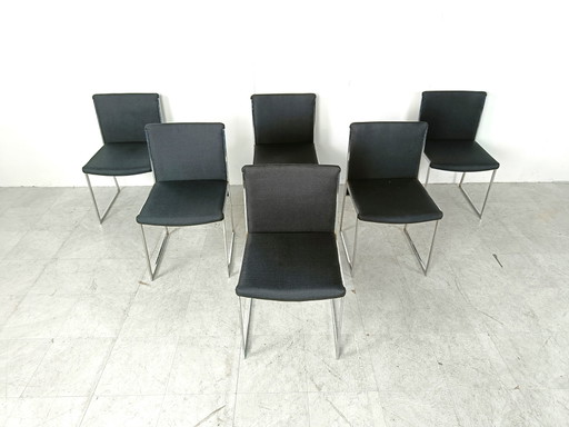 Vintage chrome dining chairs