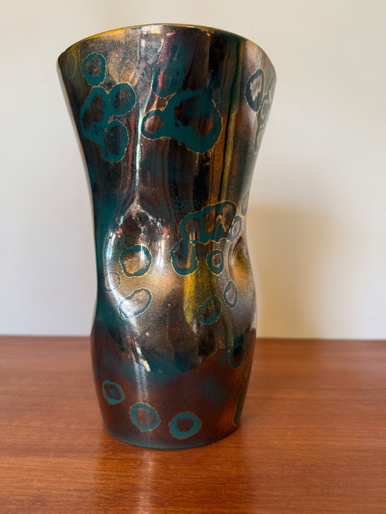 Image 1 of Arts Céram Grand Feu Art Deco Vase