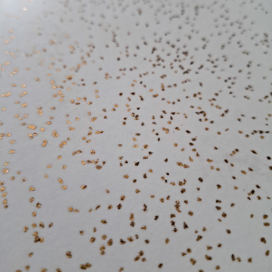 Image 1 of Vintage bijzettafel rond mid century modern design jaren 70