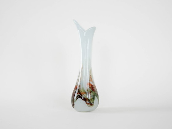 Image 1 of Glasvase, dänisches Design, 1970er Jahre, hergestellt in Dänemark