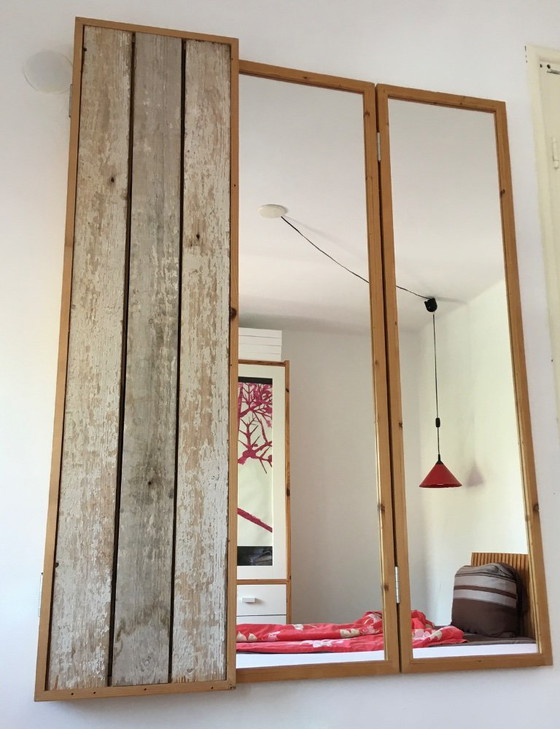 Tríptico de espejos de madera reciclada de Piet Hein Eek – Wood (photo 6 of 14)
