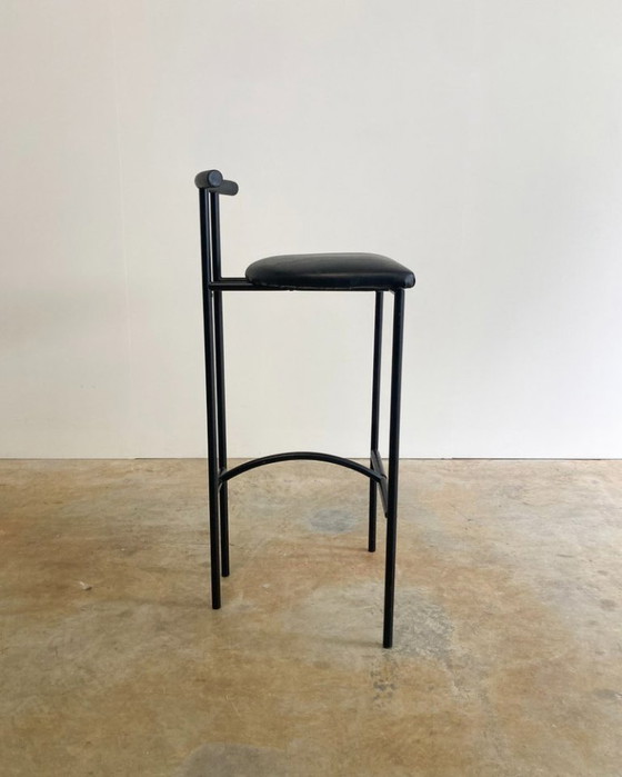 Image 1 of 8x Bieffeplast Tokio taburetes de bar de diseño por Rodney Kinsman Italia