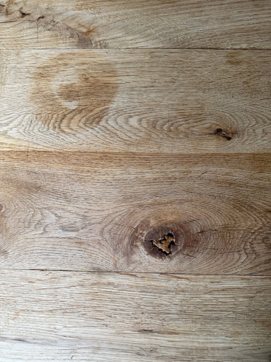 Tavolo da pranzo in rovere massiccio - robusto ed elegante, Tavoli da pranzo, Legno, Marrone (foto 10 di 13)
