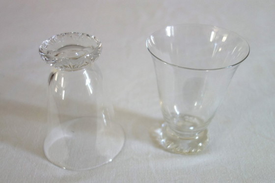 Image 1 of 6 Daum wijnglazen model Kim midden 20e eeuw