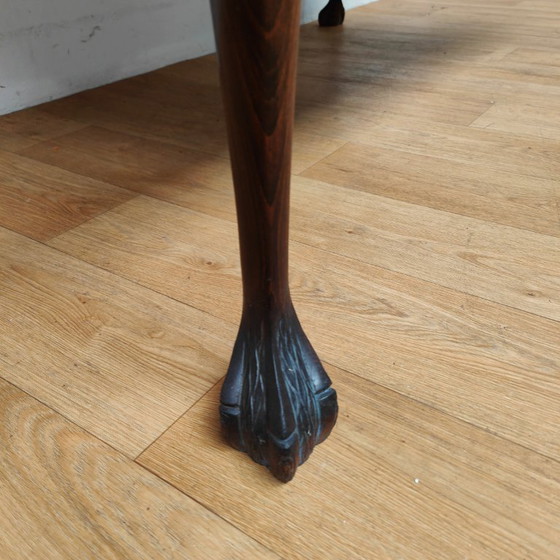 Image 1 of Vintage Chippendale country dining table extendable dining table