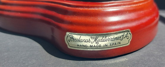 Image 1 of Large porcelain figurine: Lady with a goose and basket of flowers