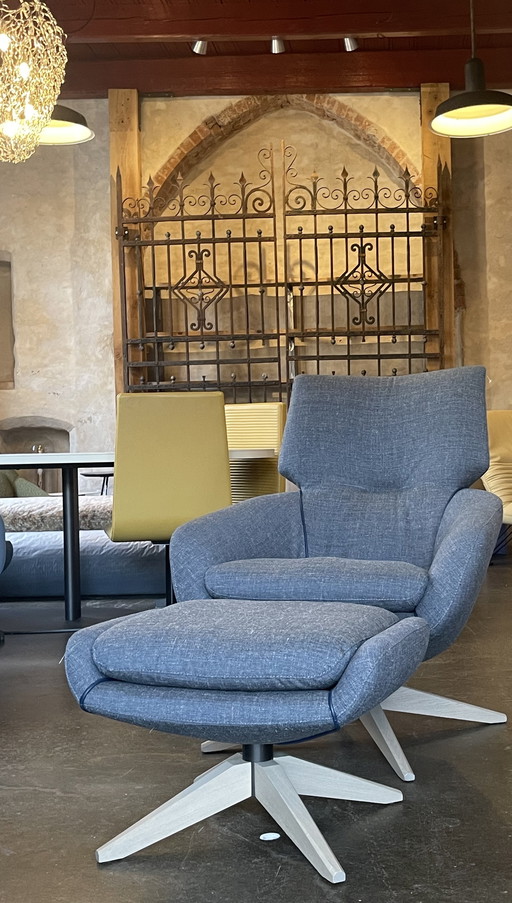 Leolux Lloyd relax armchair plus with footstool NEW