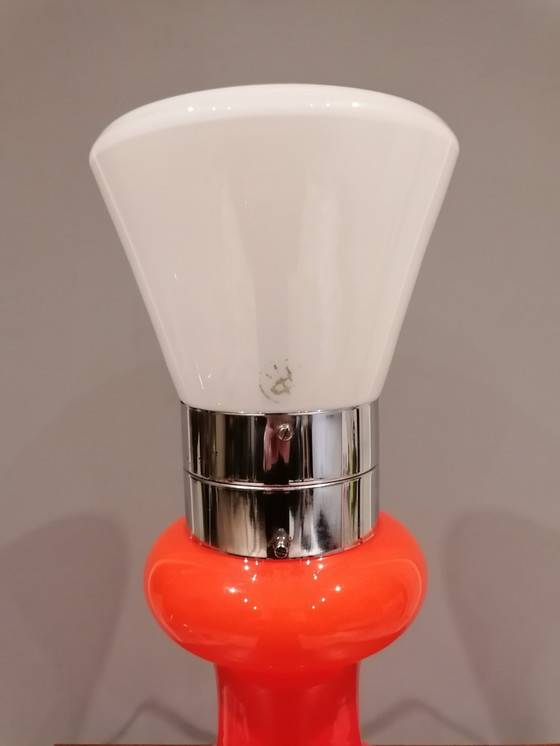 Image 1 of Lampe de table massive en verre Birillo