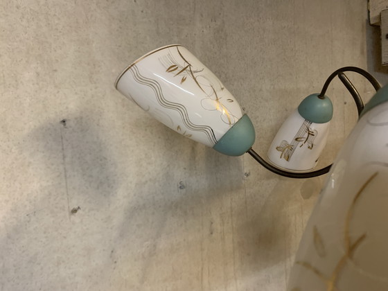 Image 1 of Vintage kroonluchter jaren vijftig ook wel Spider hanglamp genoemd.