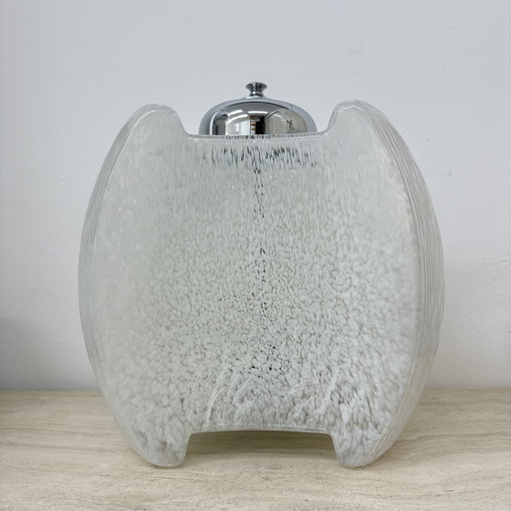 Image 1 of Lampadaire en verre italien de style Mid Century Carlo Nason pour Mazzega, années 1970