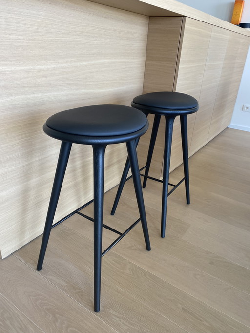 2x Mater Barstool 74cm High