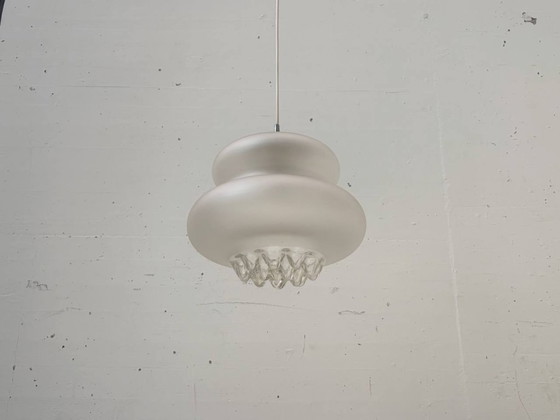 Image 1 of Suspension Peill & Putzzler AH 43 en cristal satiné, années 1970