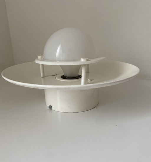 Lampada da parete/soffitto vintage in stile Space Age | Ikea | Anni '70 – wandlampen, Polyester, Metal