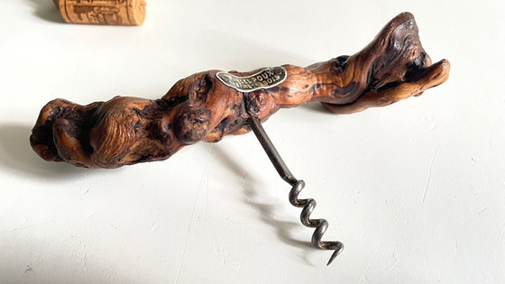 Image 1 of Tire-BOUCHON en Bois VINTAGE