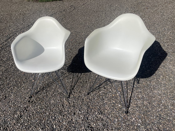 Image 1 of Eetkamerstoel DAR chroom onderstel cotone bianco