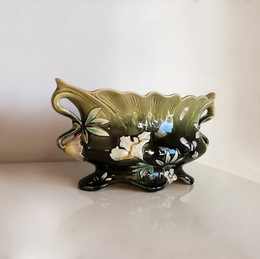 Vase - Jardinier - Gustav De Bruyn - Certificat d'authenticité