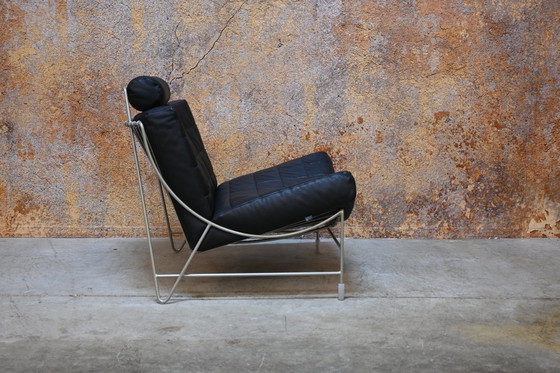 Image 1 of Poltrona di design Leolux Volare in pelle nera