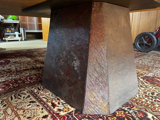 Image 1 of Brutalistischer Couchtisch - Signiert J. Verweji 1991