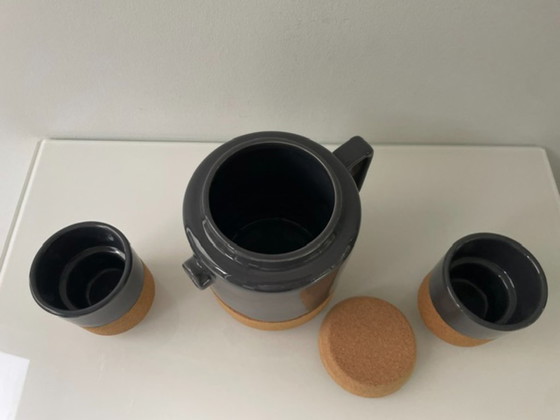 Image 1 of Juego de café/té Alma Gémea – cerámica y corcho – Portugal