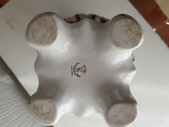 Image 1 of Grande vaso Capodimonte, porcellana italiana 30 cm