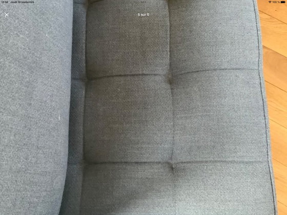 Kilt Sofa aus Touareg-Stoff 190cm / 84cm – Zanotta, Textile (photo 5 of 5)
