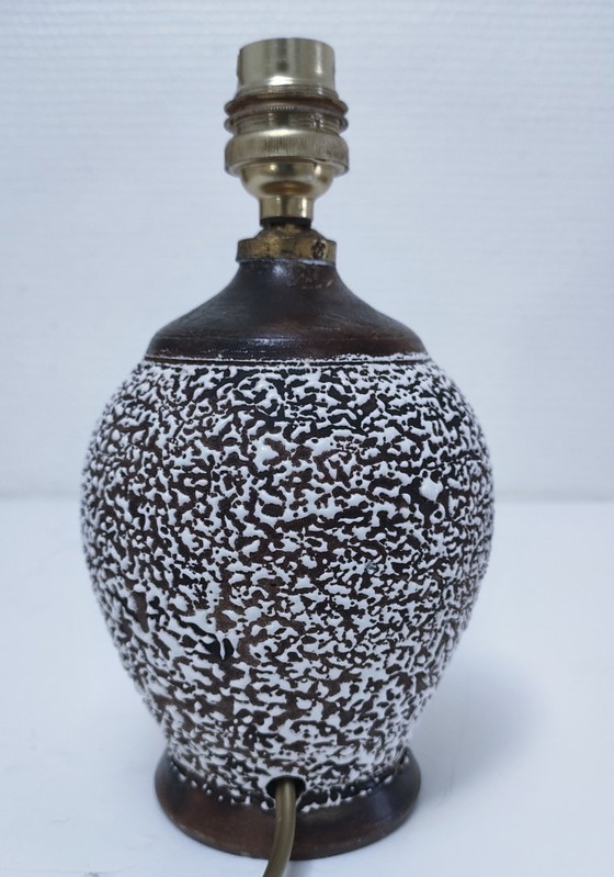 Image 1 of keramische lamp in de stijl van Louis Dage Jean Besnard, jaren 30