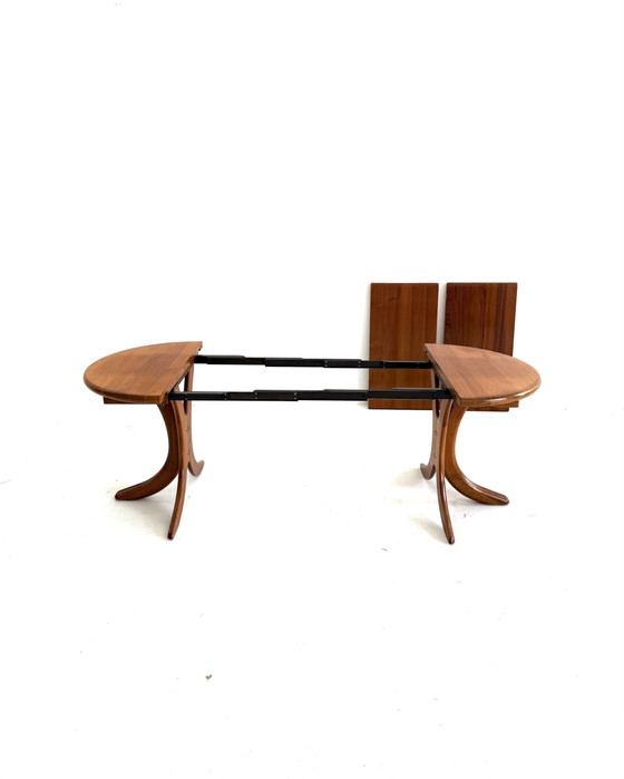 Table à manger extensible vintage, Arebbo Møbler '70 – Tables de salle à manger, Wood, Metal (photo 5 of 13)