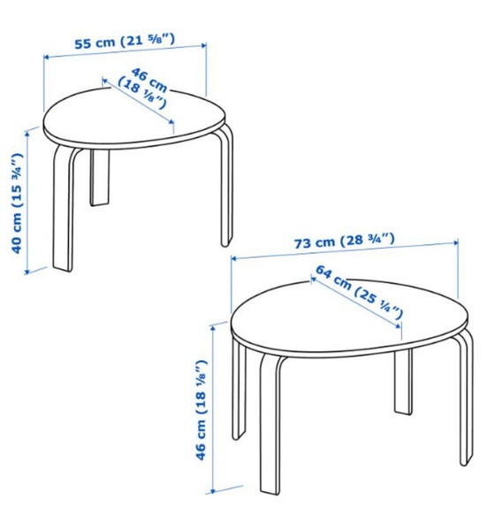Ikea Svalsta Tables – Vintage – Coffee tables, Wood (photo 6 of 6)