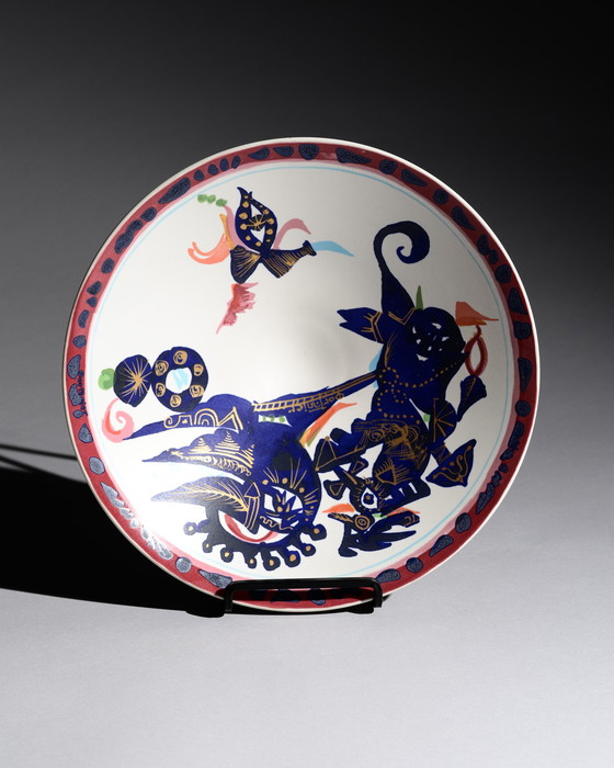 Image 1 of Duo ciotola e piatto da portata in porcellana Rosenthal Gilbert Portanier "Alta Mira"