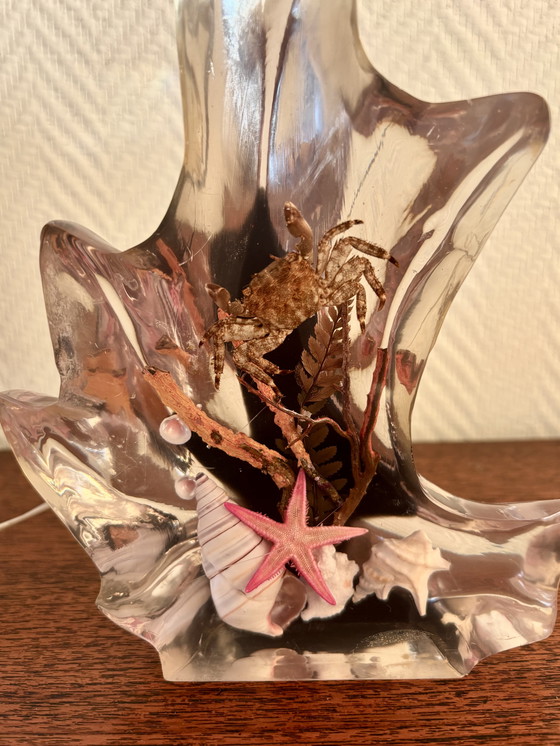 Image 1 of Vintage Raisin Sea life Table lamp,  a. 1970s