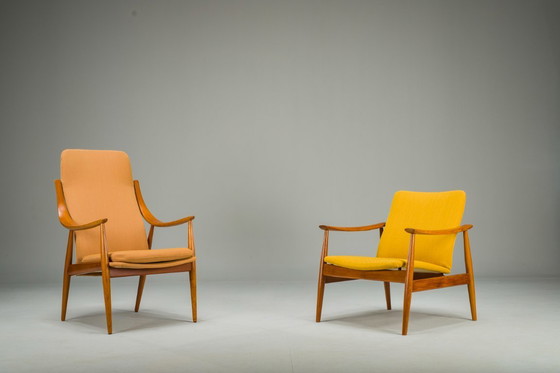 Image 1 of Chaise longue en teck du Mid Century par Peter Hvidt & Orla Mølgaard pour France & Søn / France & Daverkosen, années 1960