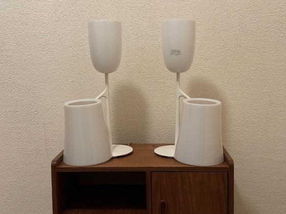 Image 1 of Foscarini Birdie Piccola - Set of 2 (White table lamps)