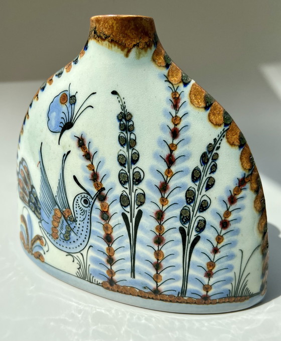 Image 1 of Vaso in ceramica "El Palomar" - Pezzo dipinto a mano