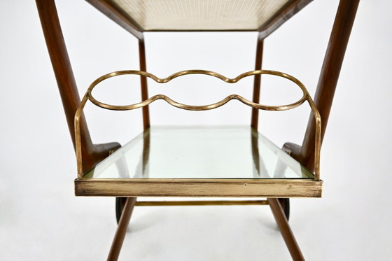 Image 1 of Italiaanse serveerwagen, jaren 1960