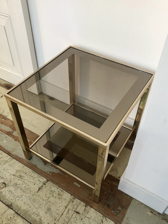 Image 1 of Belgo Chrom Vintage Side Table Gilded