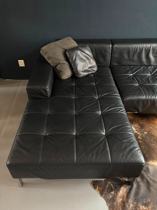 Zanotta Alfa 1325 Canapé + Méridienne – 3 5 zitsbanken, Leather (photo 2 of 5)