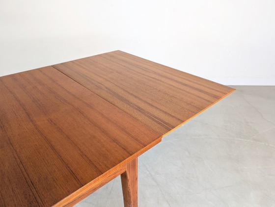 Image 1 of Table à manger extensible vintage en teck originale du milieu du siècle, danoise