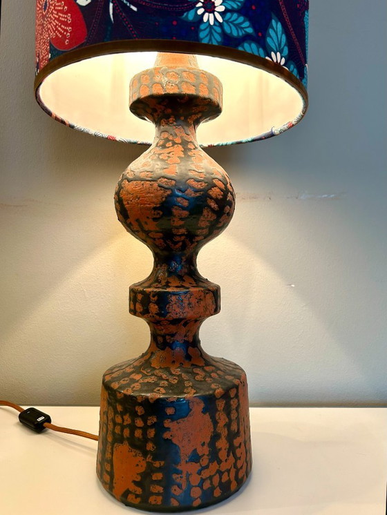Image 1 of Lampada a lava grassa con decoro Ankara di Carstens Tönnieshof, 1960
