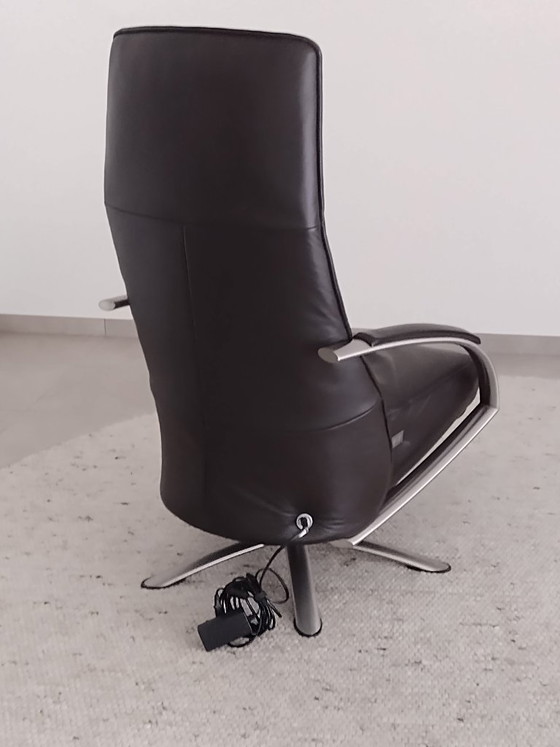 Image 1 of Luxe Elektrische Relaxzetel Twice TW002 (Maat M) – Leder & 3 Motoren