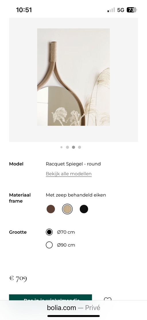 Spiegel raquet bolia 