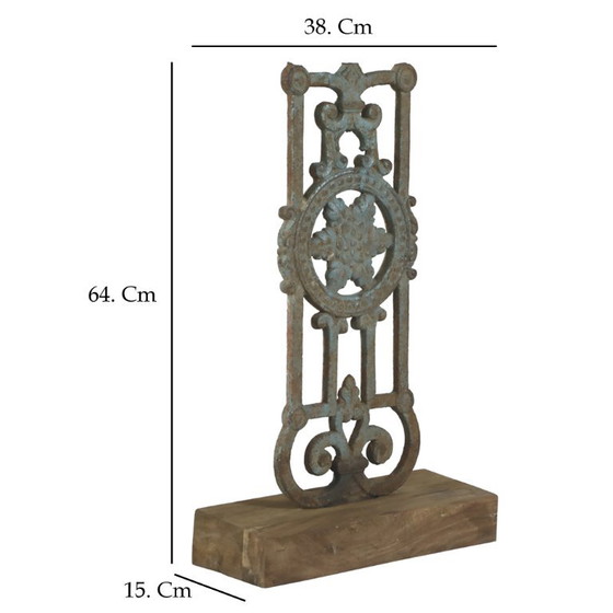 Cast Iron Decorative Objects CIRCLE – Wood (photo 2 of 8)