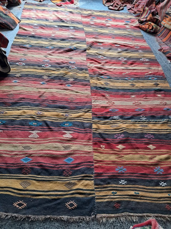 Image 1 of Kilim turco tessuto a mano 340x194 cm