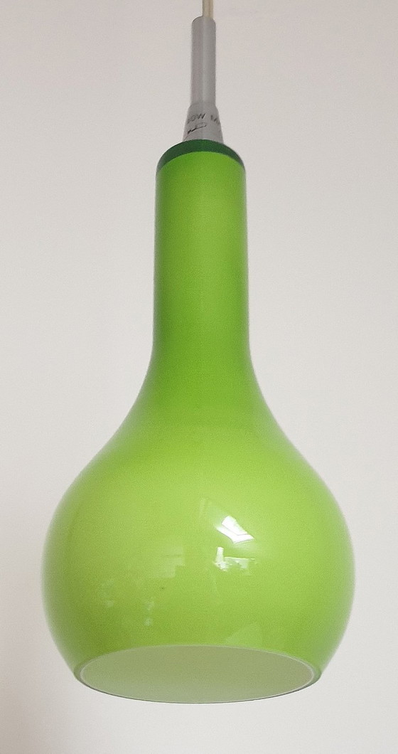 Image 1 of Nordlux - Diseño danés - 2 lámparas colgantes de cristal opalino