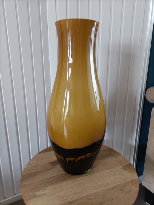 Murano style statement vase.60 cm