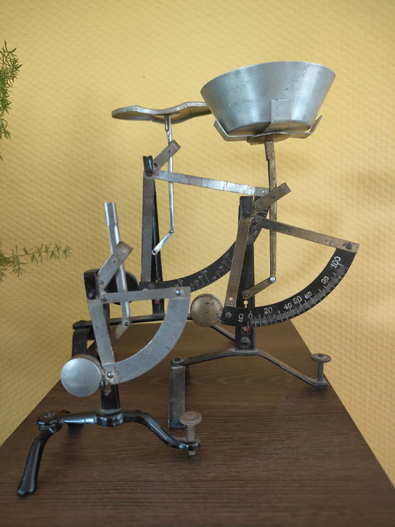 Tre bilance a lettere JP Maul (manca un piatto) – Oggetti decorativi, Metal (photo 2 of 5)