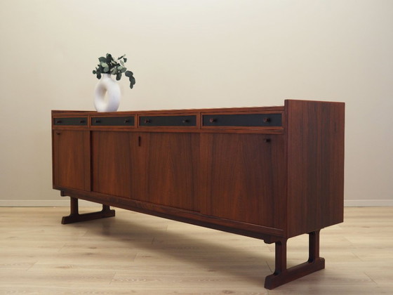 Image 1 of Buffet en bois de rose, design danois, années 1960, fabricant : Hans Bech