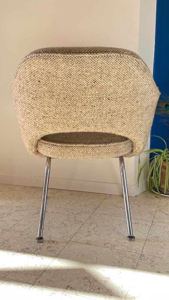 Sillón KNOLL Años 70 – Sillas auxiliares, Lana, Metal (photo 21 of 27)