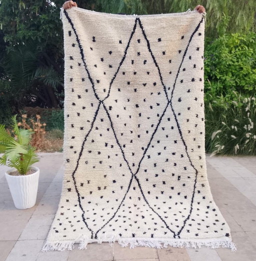 Tappeto Beni Ouarain in lana autentica 300 cm x 150 cm