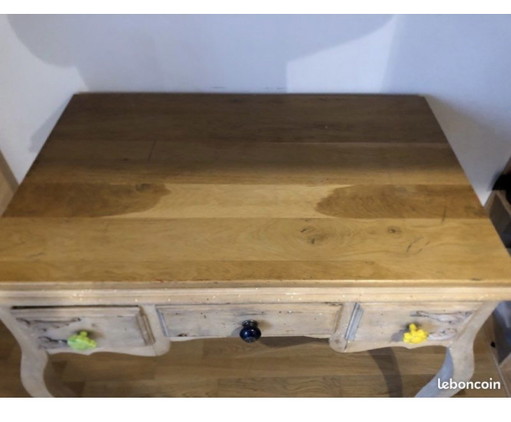 Restaurierter antiker Schreibtisch im Stil Louis XV – Unikat – bureau, Wood (photo 2 of 4)