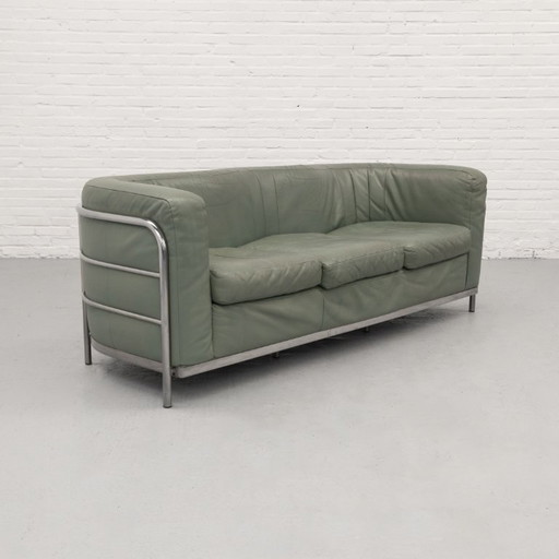 Zanotta Onda Three-seater Sofa 80s – 3 5 zitsbanken, Leather